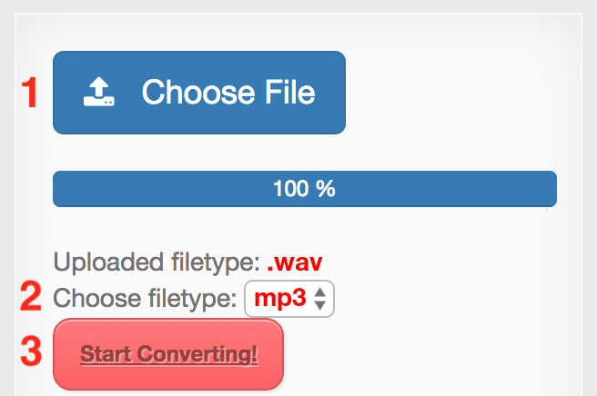 How to convert WAV files online to MP3